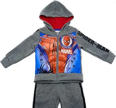 Produktbild von Jogginganzug Marvel grau Größe 98 - Spiderman