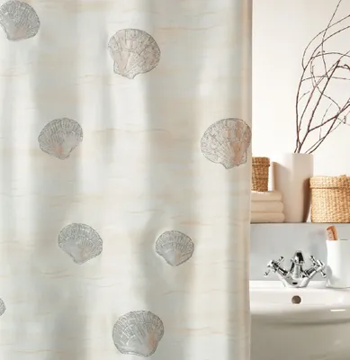 Produktbild von Spirella Duschvorhang Textil "Atlantis champagne", vers. Größen Größe: 180 x 200 cm