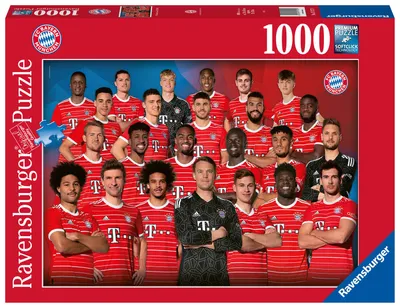 Produktbild von Ravensburger Puzzle 17127 - FC Bayern Saison 2022/2023 - 1000 Teile FC Bayern München Puzzle für Erwachsene und Kinder a