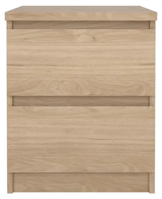 Produktbild von Naia Nachttisch 2 Schubladen Eichen-Nachbildung.