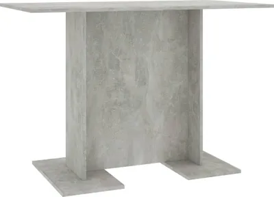 Produktbild von vidaXL Esstisch Betongrau 110x60x75 cm Holzwerkstoff
