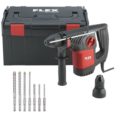 Produktbild von Flex Kombi-Bohrhammer CHE 4-32 R Bohrer-Set (Hammerbohrerset, Transportkoffer)
