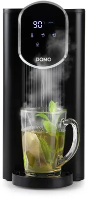 Produktbild von DOMO DO524WK Elektrofass-Wassererhitzer mit Spender 2,5 l, 2600 W, 40–100 °C, Touch, Schwarz