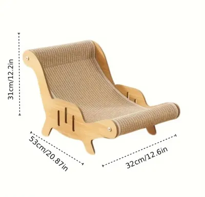 Immagine prodotto di Tappetino in sisal per gatti, riutilizzabile, tiragraffi, cuccia per dormire, giocare e riposare