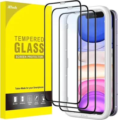 Produktbild von Full Screen Schutzfolie für iPhone 11 XR 6,1 Zoll Panzer Schutz Glas Displayschutz 3 Stück