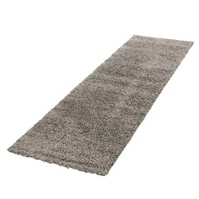 Produktbild von Life Shaggy teppich hochflor läufer 80x250cm beige