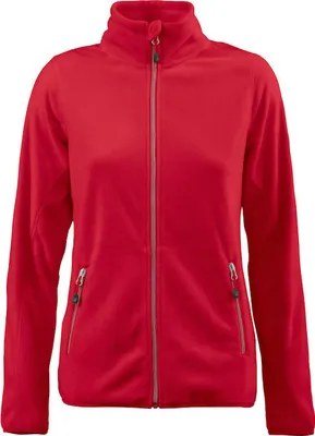 Produktbild von Printer Twohand Lady Microfleecejacke für Damen, Rot, mit zwei Seitentaschen