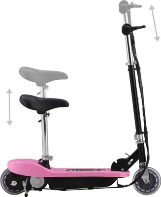 Produktbild von vidaXL E-Scooter mit Sitz 120 W Rosa
