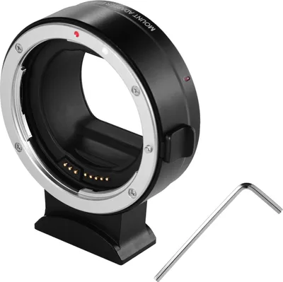 Obrázek produktu pro Adaptér pro upevnění objektivu podporuje funkci automatického zaostřování, 1/4palcový závitový kroužek pro fotoaparát s bajonetem RF