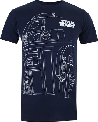 Image de Star Wars - T-shirt pour garçon TV457 (128) (Bleu marine)