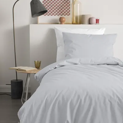 Produktbild von Cinderella Morning - Bettbezug mit Reißverschluss - Flanell - 155x220cm - Light Grey