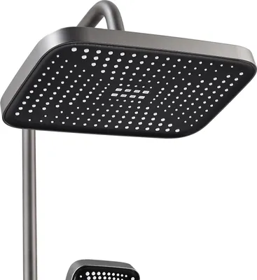 Produktbild von UnboxG Duschsystem mit Regendusche, Thermostatarmatur, Duschset mit Handbrause, Kopfbrause & Umschalter – für modernes Badezimmer