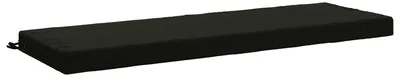 Produktbild von Bankkissen SOEST 100 % Polyester Schwarz 150 x 50 x 8 cm