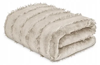 Produktbild von DOMAREX Wohndecke Plaid 130x170 cm Mikrofaser Weich Beige