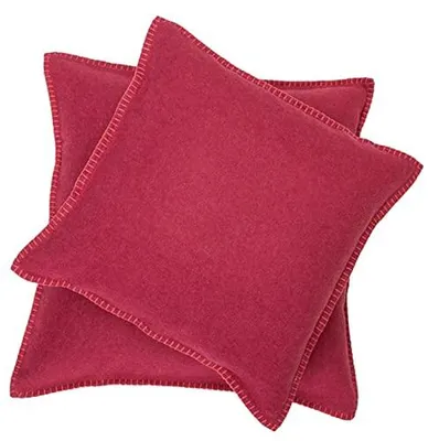 Produktbild von Dekokissen Bezug 40x40 cm chinarot Baumwolle flauschig weich Kissenhülle