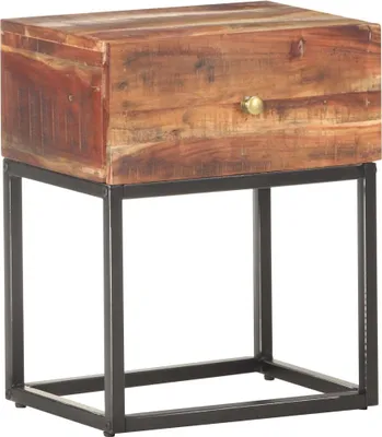 Productafbeelding van Maison Exclusive - Nachtkastje, 40x30x50 cm, ruw acaciahout