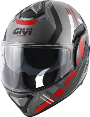 Immagine prodotto di Casco modulare GIVI X30 Pulsar Matt Titanio Nero Rosso taglia M