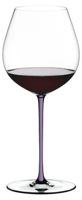 Obrázok produktu pre Riedel Fatto A Mano – pohár na červené víno Pinot Noir – farba: opálová fialová