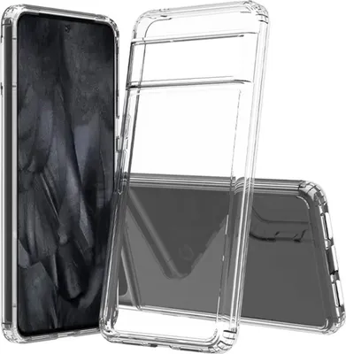 Image de Housse pour Google Pixel 8 Pro Housse de téléphone portable Housse hybride silicone Bumper Cover Transparent