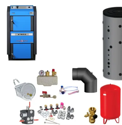 Produktbild von ATMOS Scheitholzvergaser | DC25GSE | 25 kW | Komplettset 2