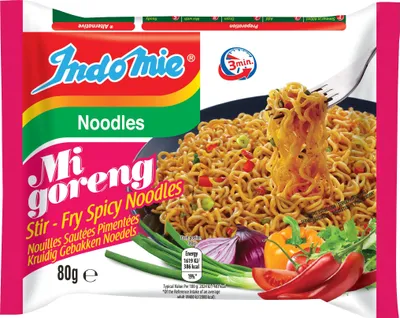 Produktbild von Indomie Mi Goreng 40er Pack (40 x 80g) instant Nudeln asiatische Nudelsuppe