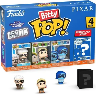 Zdjęcie produktu dla Pixar Bitty POP! figurki winylowe 4-pak Up 2,5 cm