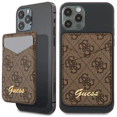 Produktbild von Guess Wallet Card Slot Guwms4Gtlbr Magsafe 4G Bronze/Brown
