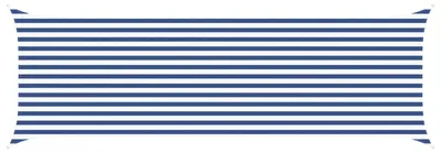 Obrázek produktu pro vidaXL Sluneční plachta, modrá a bílá, 6 x 2 m, 100 % polyester Oxford