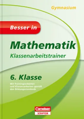 Immagine prodotto di Besser in Mathematik - Klassenarbeitstrainer Gymnasium 6. Klasse