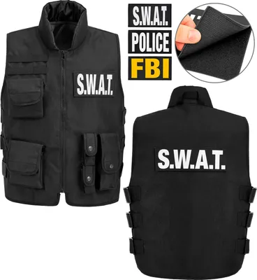 Produktbild von Swat / FBI / Polizei Einsatzweste für Erwachsene