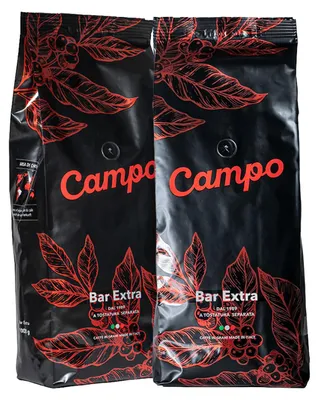 Produktbild von Campo Caffè - Bar Extra Kaffeebohnen 1 kg - Italienischer Espresso cremig und intensiv