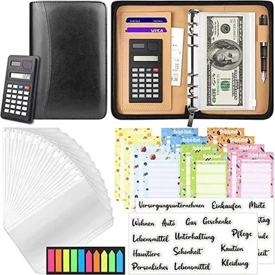 Produktbild von Famanu Budgetplaner - Budgetplaner mit Geldumschlägen und Ringbuch