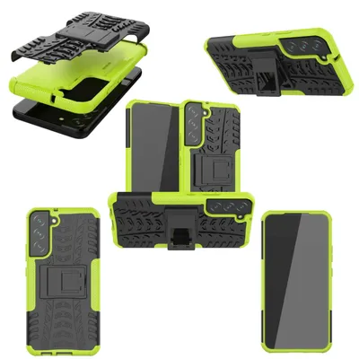 Produktbild von Für Samsung Galaxy S22 Plus 5G Hybrid Outdoor Grün Handy Tasche Etuis Hülle Case