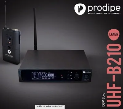 Immagine prodotto di Sistema wireless Prodipe UHF B210 DSP SOLO V2
