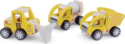Produktbild von New Classic Toys Constructie voertuigen - 3 stuks