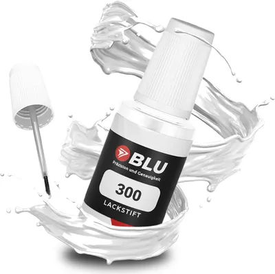Produktbild von BLU Auto Lackstift Weiss kompatibel für BMW 300 Alpinweiss | Auto Lack Reparatur Ausbesserungslack
