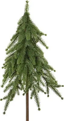 Produktbild von Everlands künstlicher Mini-Baum Kunststoff Ø 20 x 80 cm grün