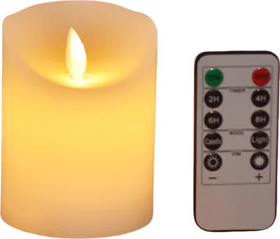 Produktbild von INF LED-Kerzenlicht, flammenloses Flackern mit Fernbedienung M