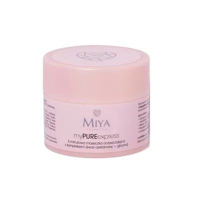 Produktbild von Miya Cosmetics My Pure Express 5-minutowa maseczka, 50 g