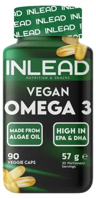 Produktbild von INLEAD Vegan Omega 3 (90 Kapseln)
