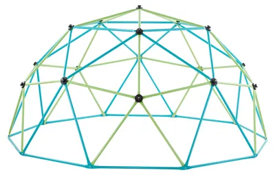Produktbild von Kletterkuppel geometrisches Klettergerüst (305 cm breit) mit Tellerschaukel, 453 kg belastbares Klettergerüst