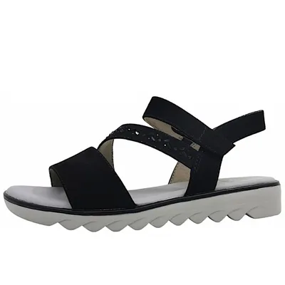 Produktbild von Jana Damenschuhe Sandalen Schwarz Freizeit, Schuhgröße:38 EU