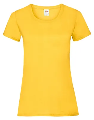 Produktbild von Fruit of the Loom - "Valueweight" T-Shirt für Damen FK3173 (XXL) (Sonnenblume)