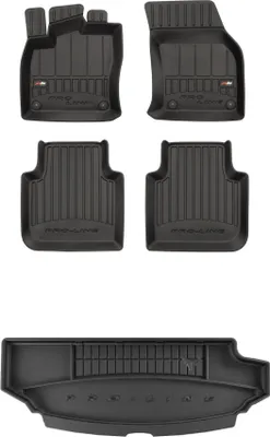 Produktbild von FROGUM Gummimatten Auto Fußmatten + Kofferraummatte für Skoda Kodiaq 2016-2024