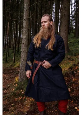 Produktbild von Woll-Klappenrock Schwarz "Balder" SM