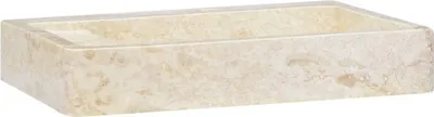 Image de Vasque Crème 58x39x10 cm Marbre