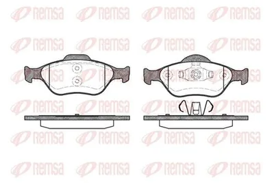 Produktbild von REMSA Bremsbeläge Satz Vorne Bremsklötze für FORD Fiesta Mk5 Schrägheck (JH1, JD1, JH3, JD3) 0766.00