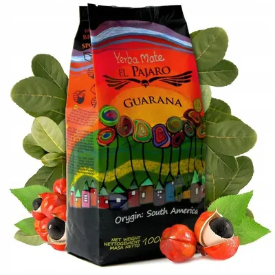 Zdjęcie produktu dla Yerba mate El Pajaro Guarana 1000g MEGAMOC 1kg