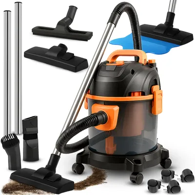 Produktbild von Industriestaubsauger 2200W Nass- & Trockensauger Aschesauger für Kamin & Grill Mehrzwecksauger Wasser-Staubsauger Werkstattsauger Gelb Retoo