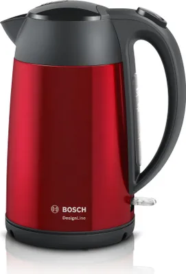 Produktbild von Bosch TWK3P424 DesignLine Rot-Schwarz Elektro-Klein, Wasserkocher, 1,7 L, 2400 W